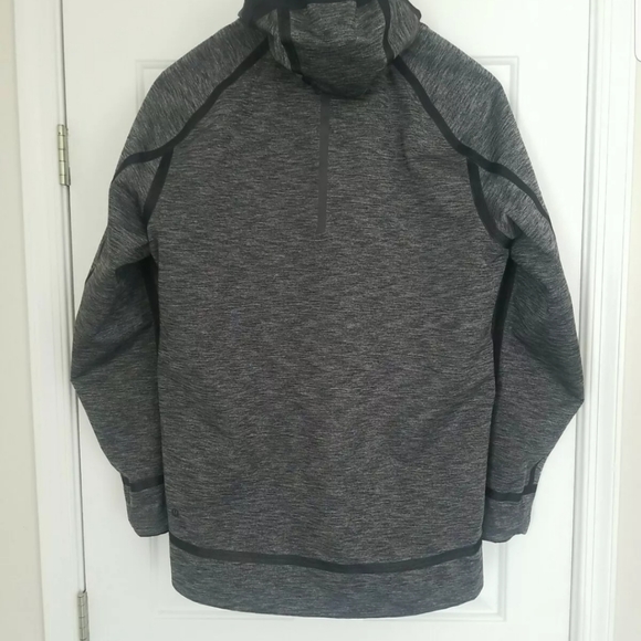$298 LULULEMON Palindro Jacket Sz XL Black Heathered Black Waterproof Reversible - Picture 7 of 8